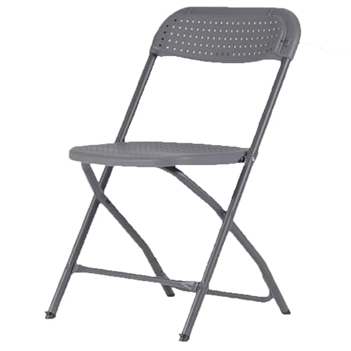 ITTRUH Klapphocker mit Rückenlehne, tragbarer 18-Zoll-Klapphocker aus Metall, Faltbarer Stuhl for die Küche for Erwachsene for den Gartenbalkon von ITTRUH