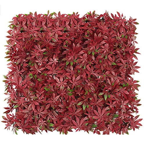 ITTRUH Künstliche Garten-Sichtschutzheckenpaneele, Brett, Sichtschutzpaneel aus rotem Ahornblatt-Efeu, Mehrfachspleißung der Außenwanddekoration, 50 x cm ITTRUH Künstliche Garten-Sichtschutzheckenpaneele, Brett, Sichtschutzpaneel aus rotem Ahornblatt-Efeu, Mehrfachspleißung der Außenwanddekoration, 50 x cm von ITTRUH