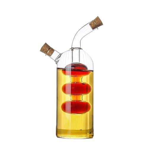 ITTRUH Öl- und Essigspender aus Glas, 2-in-1-Öl-, 6,3 Zoll von ITTRUH