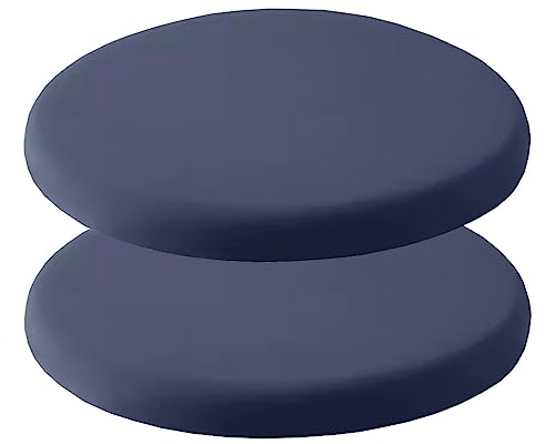 ITTRUH Runde Sitzkissen, Rundes Memory Foam-Sitzkissen, 2er-Pack Hockerkissen, Stuhlkissen for Barhocker, Kreis-Bistrostuhlpolster, Waschbar(Light Blue,30cm) von ITTRUH