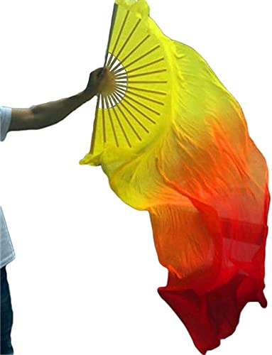 ITTRUH Yangko-Tanz-Langfächer, Nationaler Tanzfächer, Simulationsseide-Langfächer, Farbverlaufs-Show-Satin, geeignet for Indianer mit quadratischem Bauch ITTRUH Yangko-Tanz-Langfächer, Nationaler Tanzfächer, Simulationsseide-Langfächer, Farbverlaufs-Show-Satin, geeignet for Indianer mit quadratischem Bauch von ITTRUH