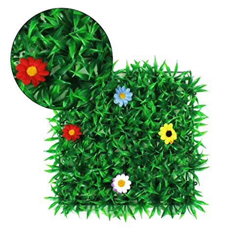Künstliche Garten-Sichtschutz-Heckenpaneele, Pflanzengraswand, Hochzeit, Innen- und Außendekoration, 25 x cm Künstliche Garten-Sichtschutz-Heckenpaneele, Pflanzengraswand, Hochzeit, Innen- und Außendekoration, 25 x cm von ITTRUH