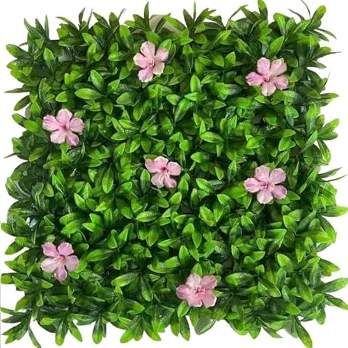 Künstliche Garten-Sichtschutz-Heckenpaneele, mit floraler grüner Imitation, Sichtschutz-Hintergrund, Kunststoff, gefälschte Zaun-Pad-Panel, Gitter-Wanddekoration, 50 x cm Künstliche Garten-Sichtschutz-Heckenpaneele, mit floraler grüner Imitation, Sichtschutz-Hintergrund, Kunststoff, gefälschte Zaun-Pad-Panel, Gitter-Wanddekoration, 50 x cm von ITTRUH