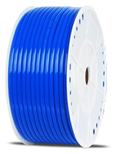 Luftkompressorschlauch, flexibler Gummi-Luftkompressorschlauch, pneumatisches PU-Rohr, Luftrohr-Montageschlauch, PU-Rohrlänge: 1 Meter(Blue,OD4 x ID2.5) von ITTRUH