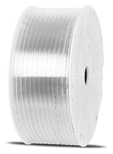Luftkompressorschlauch, flexibler Gummi-Luftkompressorschlauch, pneumatisches PU-Rohr, Luftrohr-Montageschlauch, PU-Rohrlänge: 1 Meter(Transparent,OD14 x ID10) von ITTRUH