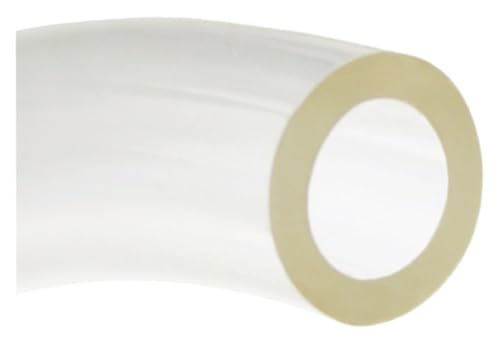 Luftkompressorschlauch, flexibler Gummi-Luftschlauch, pneumatisches Rohr, PU-Schläuche for Kompressor, Polyurethan-Schlauch, Abfluss, elastisch, Länge: 2 Meter(Transparent,OD 10mm x ID 6.5mm) von ITTRUH