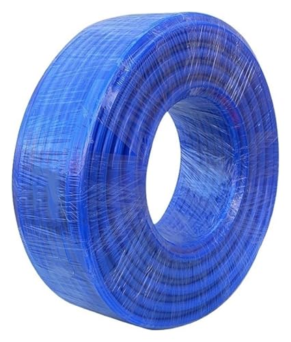 Luftkompressorschlauch, flexibler Gummi-Luftschlauch, pneumatisches Rohr, PU-Schläuche for Kompressor-Polyurethan-Schläuche, blau (80 Meter)(Od 6xid 4mm) von ITTRUH