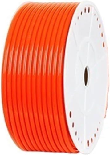 Luftkompressorschlauch, flexibler Gummi-PU-Schlauch, pneumatisches Rohr, Luftrohrmontage, Schlauchlänge: 80 Meter(Orange,OD6 x ID4mm) von ITTRUH