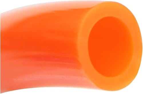 Luftkompressorschlauch, flexibler Gummi-PU-Schlauch for Kompressor, Polyurethan Luftschlauch, pneumatischer Rohrablauf, elastisch, Länge: 200 Meter(Orange Red,OD 10mm x ID 6.5mm) von ITTRUH