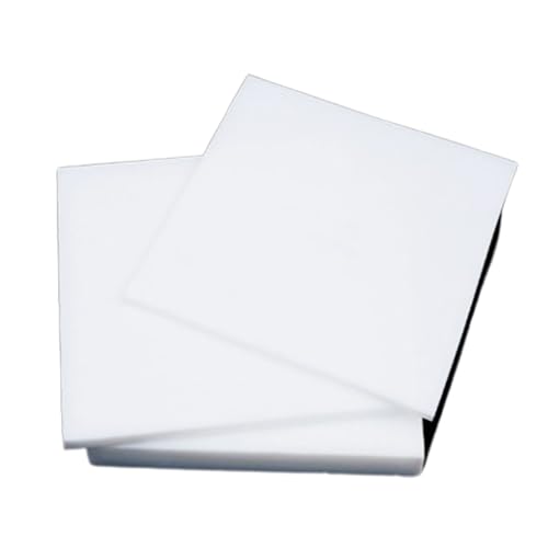 Teflon PTFE-Kunststoffplatte, 200 mm x, Dicke 0,5–4, for Mechanik, Chemie, Elektronik, 1 Stück(2mm) von ITTRUH