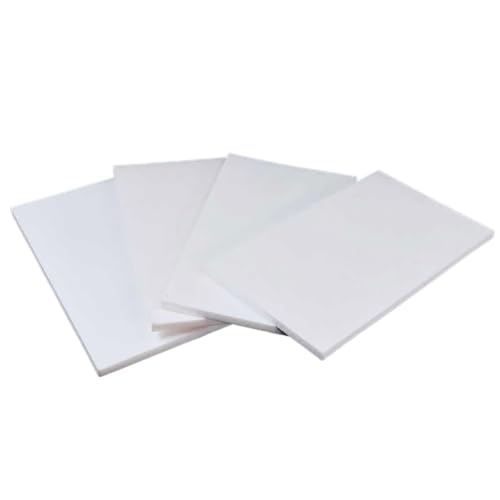Teflon-PTFE-Kunststoffplatte, Größe 200 x 300 mm, formbare Teflonplatte for Dichtungen und Heimwerkerarbeiten(4mm) von ITTRUH