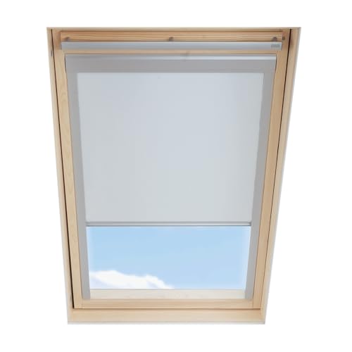 Dachfenster Verdunkelungsrollo kompatibel mit VELUX, Weiss, für C02 von ITZALA