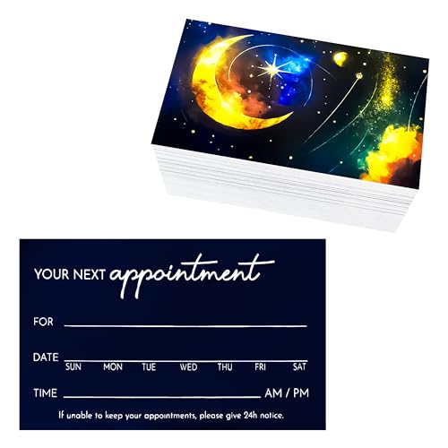 ITZAMNA Blue Moon Star Terminkarten für kleine Unternehmen Spa Salon Tattoo Shop Zeitplan Erinnerung 100 Stück ITZAMNA Blue Moon Star Terminkarten für kleine Unternehmen Spa Salon Tattoo Shop Zeitplan Erinnerung 100 Stück von ITZAMNA