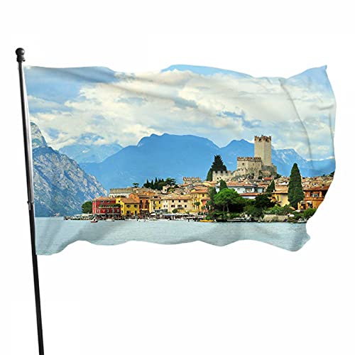 Flagge, 90 x 150 cm, großes dekoratives Banner, Outdoor, Willkommensflagge, windwärts Flagge, Landschaft, Gartenflagge, UV-beständig, saisonale Flagge für Hof, Terrasse, Rasen, Haus von IUBBKI