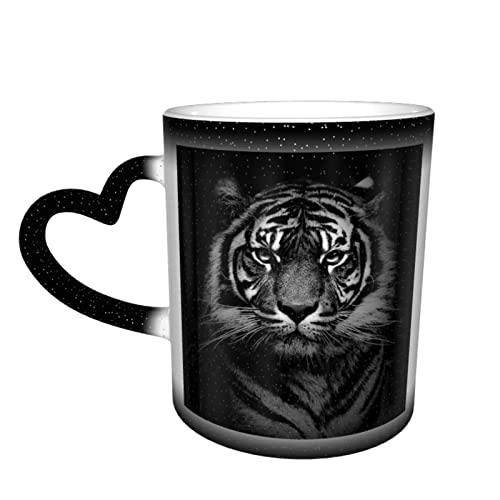Tier Tiger Farbwechsel Tasse In The Sky Keramik wärmeempfindliche Tasse Latte Tassen wärmeempfindliches Design für Geschenke Büro personalisierte Idee 12 oz Tier Tiger Farbwechsel Tasse In The Sky Keramik wärmeempfindliche Tasse Latte Tassen wärmeempfindliches Design für Geschenke Büro personalisierte Idee 12 oz von IUBBKI