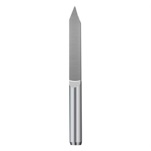 1 Stück 4 mm Schaft V-Nut Fräser Gravurfräser, 10–90 Grad 0,1–0,5 mm Spitze V-Form Schnitzfräser CNC-Fräser Flachboden Hartmetall-Leiterplattengravur Schaftfräser(10Dx0.1) von IUBPWMS