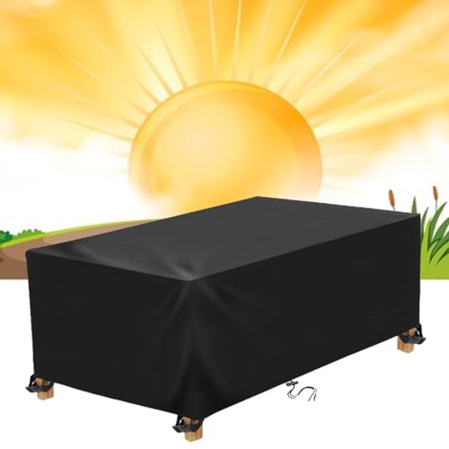 IUCUHE Abdeckplane Wasserdicht Gartenmöbel 180x170 Abdeckplane Gartenmöbel,wasserdichte Abdeckung,Große Plane Für Gartenmöbel,Winddicht Anti-UV Gartenmöbel Abdeckung Oxford 180x170x74cm/LxBxH von IUCUHE