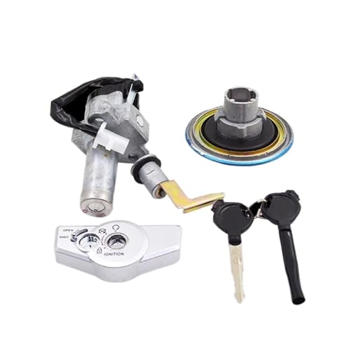 Zündschloss Für CB125F Für GLR125 2015 2016 2017 2018 Motorrad Zündschloss Sperren + Kraftstoff Gas Tank Kappe Abdeckung Sitz Schloss Set Zündschalter von IUKMR