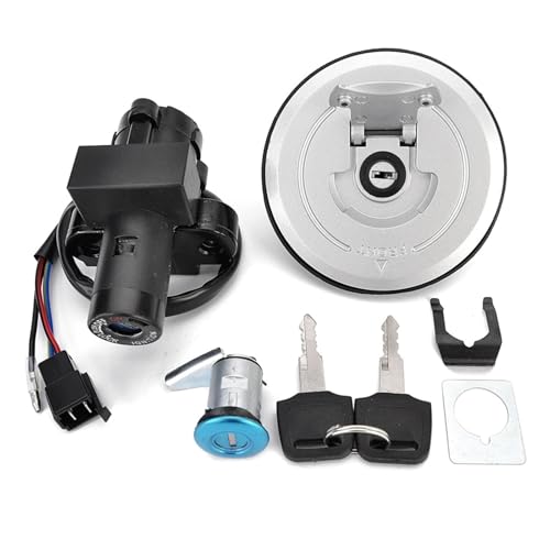 Zündschloss Für CB250 CB600F CB600F22 1998-2002 Kraftstoff Tankdeckel Zündschloss Sitz Schloss Mit Schlüssel Kit OEM: 35010-MBZ-D00 35010-MBZ-D01 Zündschalter von IUKMR