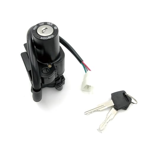 Zündschloss Für CB400 CB1300 Für CBR600 Für CBR929 Für CBR1000 Motorrad Zündschloss Kraftstoff Gas Kappe Sitz Schloss Schlüssel Zündschalter(Ignition Switch Lock) von IUKMR