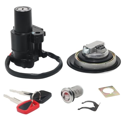 Zündschloss Für CB600F CB250 2000-2007 Motorrad Zündschloss Kraftstoff Tankdeckel Abdeckung Sitz Schloss Schlüssel Set Kit OEM: 35010-MBZ-D01 Zündschalter Zündschloss Für CB600F CB250 2000-2007 Motorrad Zündschloss Kraftstoff Tankdeckel Abdeckung Sitz Schloss Schlüssel Set Kit OEM: 35010-MBZ-D01 Zündschalter von IUKMR