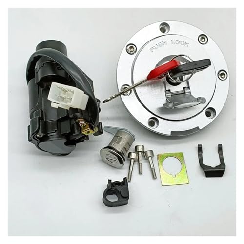 Zündschloss Für CBF500 Für CBF600 Für CBF600S 2004-2009 Zündschloss Sperren Tankdeckel Set Schloss Schlüssel OEM: 35010-MER-D00 35010-MER-D10 Zündschalter von IUKMR