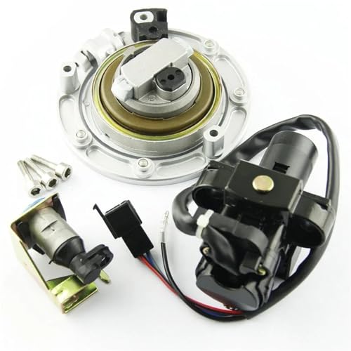Zündschloss Für CBR1100XX 1996 1997 1998 Motorrad Zündschloss Kraftstoff Tankdeckel Abdeckung Sitz Schloss Schlüssel Set Kit Zündschalter von IUKMR
