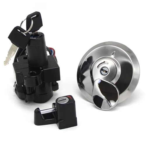 Zündschloss Für CLR125 1998 XR125L 2003-2008 Motorrad Zündschloss Kraftstoff Tankdeckel Abdeckung Sitz Schloss Schlüssel Set Kit 35010-KFT-620 Zündschalter von IUKMR