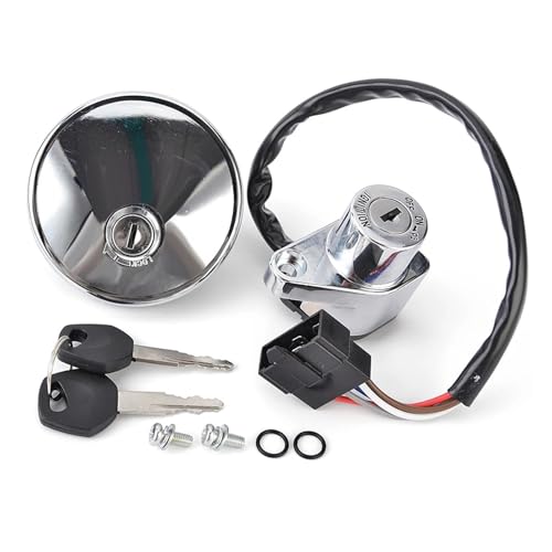 Zündschloss Für EN500 VN400 VN800 1995-2003 Kraftstoff Tankdeckel Zündschloss Sitz Schloss Mit Schlüssel Kit 51049-1103 27005-1204 Zündschalter von IUKMR