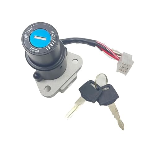 Zündschloss Für Für KLR650 Für KLR 650 1987-2007 Motorrad Zündschlüssel Set Elektrische Türschloss 6 Drähte Zündschloss Sperren Zündschalter Zündschloss Für Für KLR650 Für KLR 650 1987-2007 Motorrad Zündschlüssel Set Elektrische Türschloss 6 Drähte Zündschloss Sperren Zündschalter von IUKMR