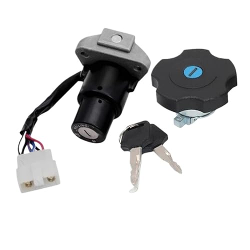 Zündschloss Für RZ125 RZ250 RZ350 RZ 125 250 350 Motorrad Zündschloss Und Tankdeckel Schloss Schlüssel Set Zündschalter(1 Satz) von IUKMR
