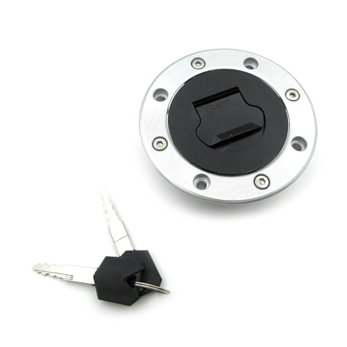 Zündschloss Für Suzuki SV650 GS600F Für GSF1200 Für GSX1300R Motorrad Zündschloss Kraftstoff Tankdeckel Schloss Schlüssel Zündschalter(Tank Cap Lock) von IUKMR