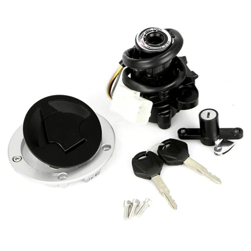 Zündschloss Für ZX-6R 636 Z1000sx 2011-2016 Motorrad Kraftstoff Tankdeckel Zündschalter Sitz Schloss Schlüssel 1 Set Zündschalter von IUKMR
