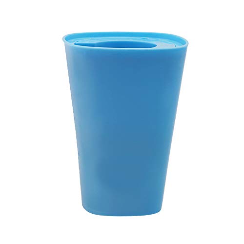 IUNSER Hängendes Pflanzen auf den gestellter Topf aus recyceltem Down Sky-Pflanztopf für den Innenbereich Sky Upside Patio Rasen und Garten Wasserspeicher Für Pflanzen Ton (Blue, One Size) von IUNSER