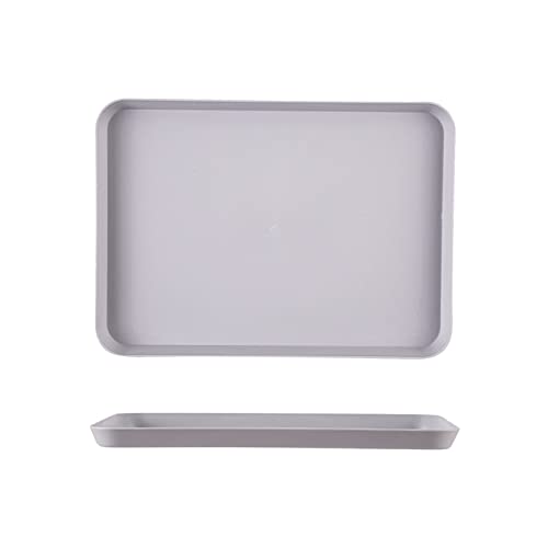 IUNSER Rechteckiges Tablett für die Küche Kreative, Teetassen und Obstteller im Wohnzimmer zu platzieren Kastanien Bräter (Purple, One Size) von IUNSER