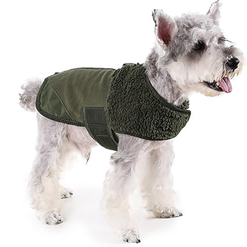 IUOUTG Hund Wintermantel Warme, Verdickte Fleece Winddichte Haustierjacke Mit Leineloch, Verstellbare Kalte Wetter Hunde Mäntel Für Greyhound Whippet Kleidung IUOUTG Hund Wintermantel Warme, Verdickte Fleece Winddichte Haustierjacke Mit Leineloch, Verstellbare Kalte Wetter Hunde Mäntel Für Greyhound Whippet Kleidung von IUOUTG
