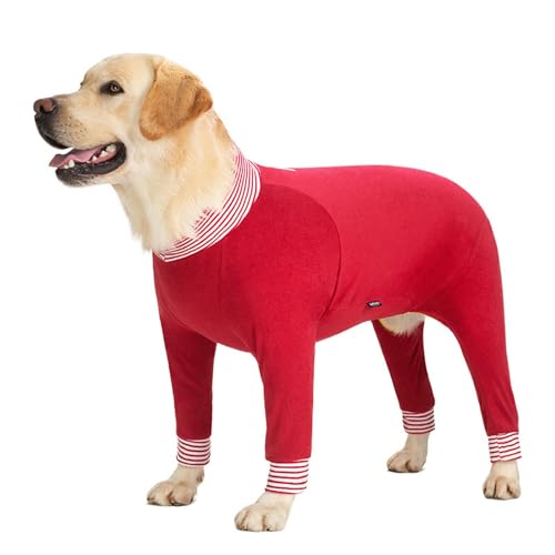 IUOUTG Hundechirurgie Erholung Anzüge Streifen Baumwollleichte & Weiche Ganzkörperpullover Hundemesie Pyjamas Bodysuit Mit Vier Beinen Für Mittlere Große Hunde IUOUTG Hundechirurgie Erholung Anzüge Streifen Baumwollleichte & Weiche Ganzkörperpullover Hundemesie Pyjamas Bodysuit Mit Vier Beinen Für Mittlere Große Hunde von IUOUTG