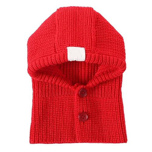 IUOUTG Italienischer Greyhound Winterhut, Warmer Gestrickter Hundehut Mit Halsabdeckung Weiche Dehnbare Winterkopfbekleidung Für Welpen Für Kaltes Wetter Im Freien von IUOUTG