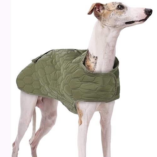 IUOUTG Winterhundmantel Für Italienischen Greyhound, wasserdichte Warme Hunde Kalte Wetterjacke, Leichtes Haustier Schnee Kostüm Für Kleine Mittlere Große Hunde von IUOUTG
