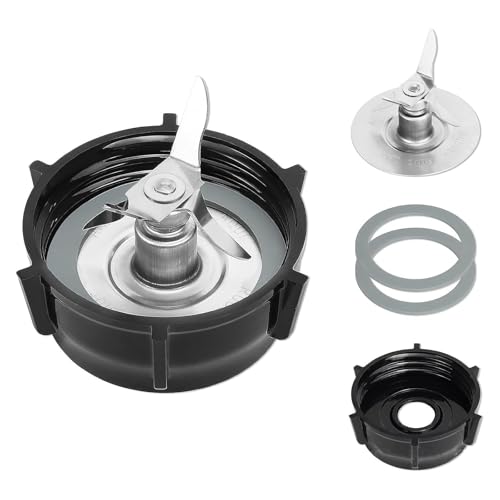 IUSOT Mixer-Ersatzteile für Oster, Ersatz-Eisbrecher Kreuzklingen-Ausziehereinheit, Blender Mixer Ersatzteile Glasbodenkappe und 2 Gummi-O-Ring-Dichtungsdichtungen IUSOT Mixer-Ersatzteile für Oster, Ersatz-Eisbrecher Kreuzklingen-Ausziehereinheit, Blender Mixer Ersatzteile Glasbodenkappe und 2 Gummi-O-Ring-Dichtungsdichtungen von IUSOT