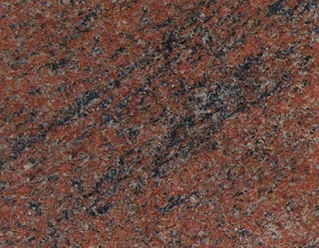 Große Arbeitsplatte Küchenplatte Servierplatte aus rot poliertem Granit mit Design, Unikat Handarbeit 60 x 48 x 1,5 cm von Yuchengstone