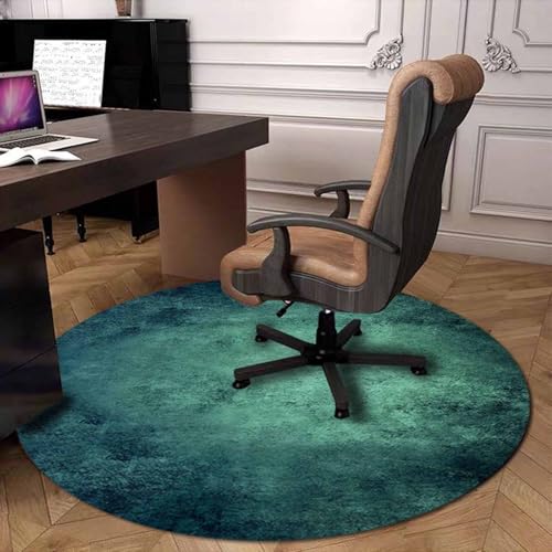 IUUUDDD Smaragdgrüne Läuferteppiche Schlafzimmer rund für Hängekorb Schlafzimmer Wohnzimmer zeitgenössische Teppiche große 60cm 80cm 100cm 120cm 140cm 160cm 180cm 200cm Teppich von IUUUDDD