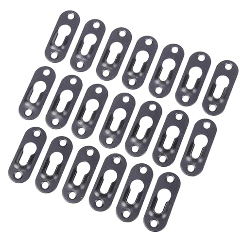 20PCS Haushalt Bild Kleiderbügel 44mmX16mm Metall Schlüsselloch Aufhänger Befestigungen for Bild Foto Rahmen Möbel Schrank Zubehör für Bilder(BK) von IUVYTA