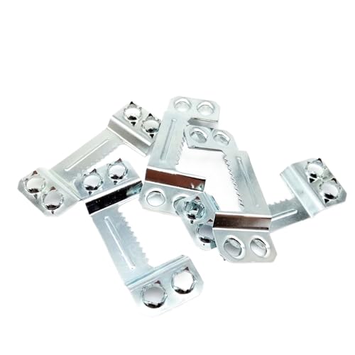 25 Stück Rückwand for Kunstwerke, Bilder, Bilderrahmen, keine Schraube erforderlich, mit Widerhaken, selbstfixierend, for Befestigen von Sägezahn- und Sägezahnhaken für Bilder(C 15x42mm) von IUVYTA