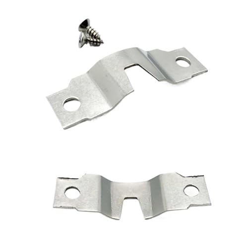 25 Stück goldene, silberne, schwarze Sägezahn-Bilderrahmen-Aufhänger for Aufhängen von Fotowänden, Ölgemälden, Spiegeln, Sägezahnhaken mit Schrauben für Bilder(E silver 10x50mm) von IUVYTA