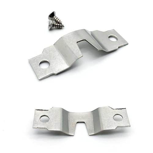 25 Stück kleine, robuste Sägezahn-Bilderrahmen-Aufhänger for Aufhängen von Fotowänden, Ölgemälden, Spiegeln, Sägezahnhaken mit Schrauben, 3 Farben für Bilder(E silver 10x50mm) von IUVYTA