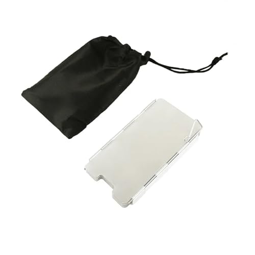 Faltbarer Gasherd Windschutz Outdoor Camping Kochen Brenner Winddicht Bildschirm Aluminiumlegierung Outdoor Herd Winddicht für Camping, Wandern von IUVYTA