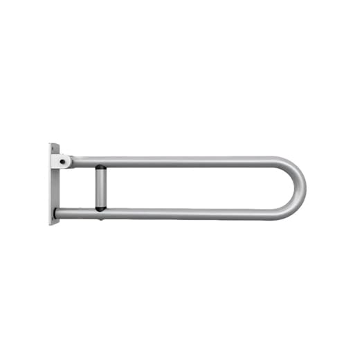 Handicap-Haltegriffe, robuste Handläufe aus Aluminiumlegierung for die Toilette, hochklappbare U-förmige Stützschiene, wasserdicht, Handicap for ältere Menschen für Toiletten(A) von IUVYTA