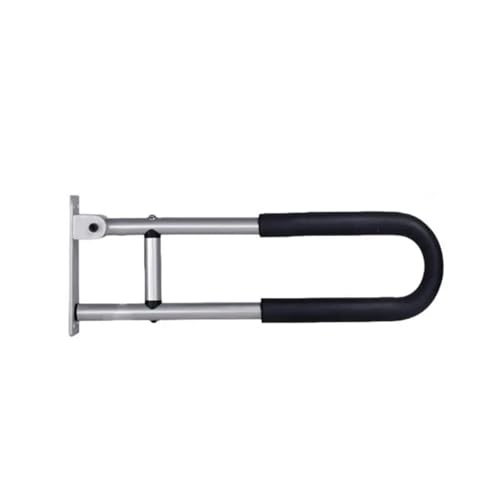 Handicap-Haltegriffe, robuste Handläufe aus Aluminiumlegierung for die Toilette, hochklappbare U-förmige Stützschiene, wasserdicht, Handicap for ältere Menschen für Toiletten(B) von IUVYTA