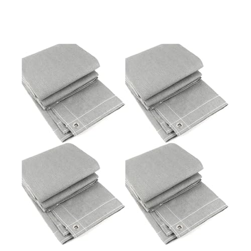 IUVYTA 4x1M Garten Pergolen Schattierung Net Pool Markise Balkon Privatsphäre Screen Zaun Abdeckung Pavillon Sonne Baldachin für Garten Terrasse(Grey-4PCS,1x4meter) von IUVYTA